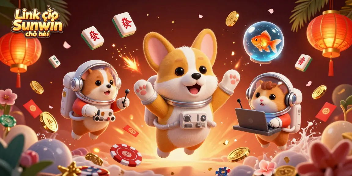 Experience the thrilling adventure of gaming with Link vào Sunwin chính thức, featuring vibrant characters and casino elements.