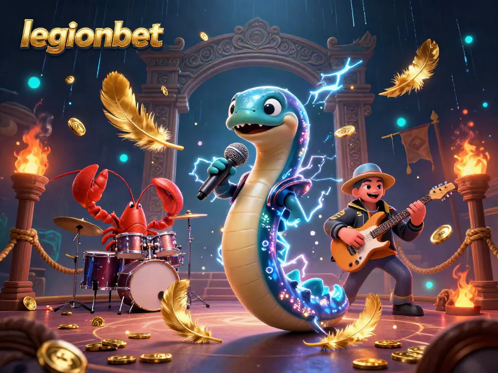 Experience the excitement of legionbet Casino with electric eel DJs, lobster drummers, and vibrant underwater scenes.