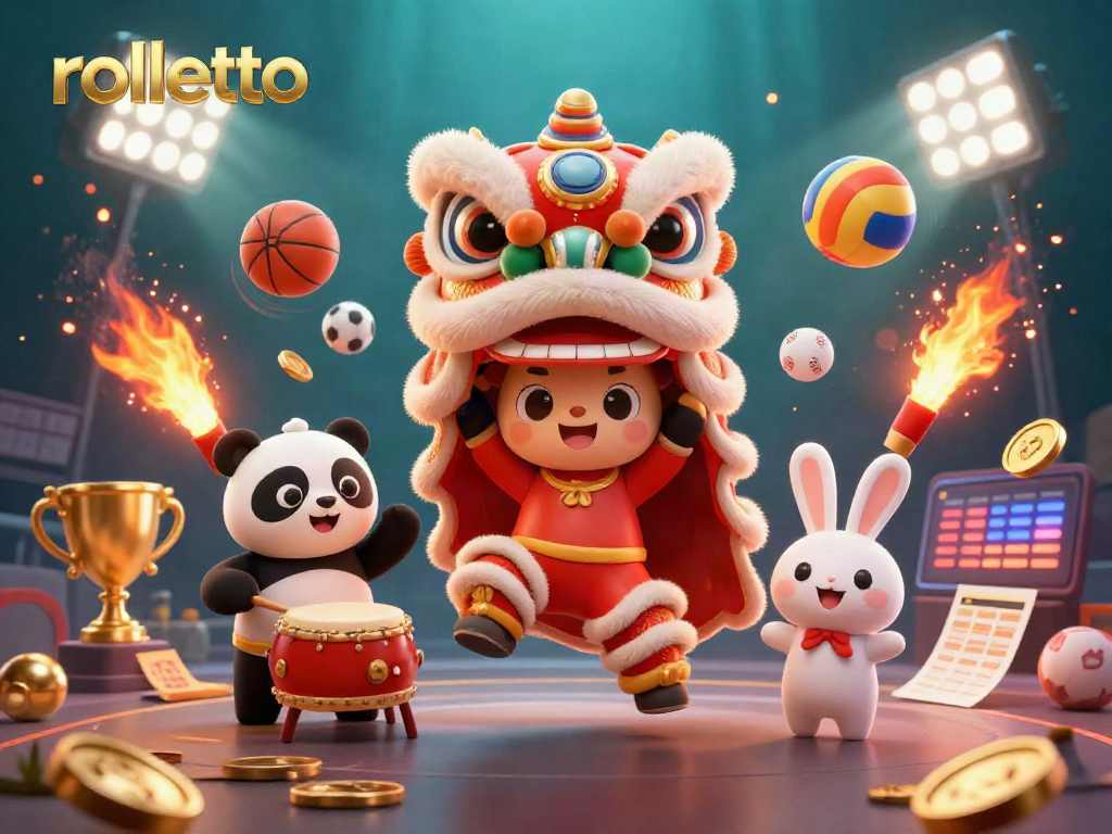 Experience the excitement at Rolletto Casino with vibrant scenes of games, bonuses, and action.