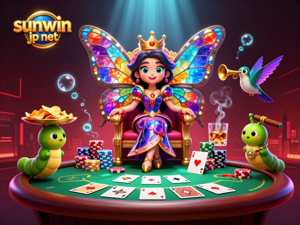 Experience vibrant gaming excitement at sunwin jp net with our animated casino illustration.